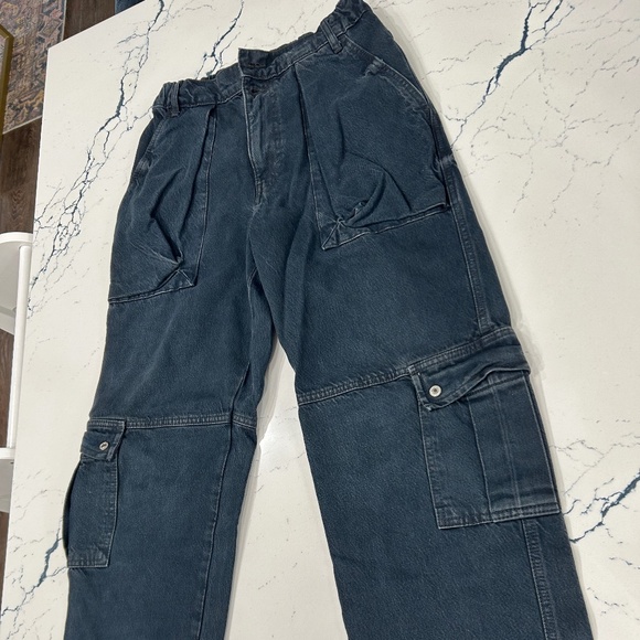 Free People We The Free Marx Slouchy Cargo Jeans - Picture 3 of 6